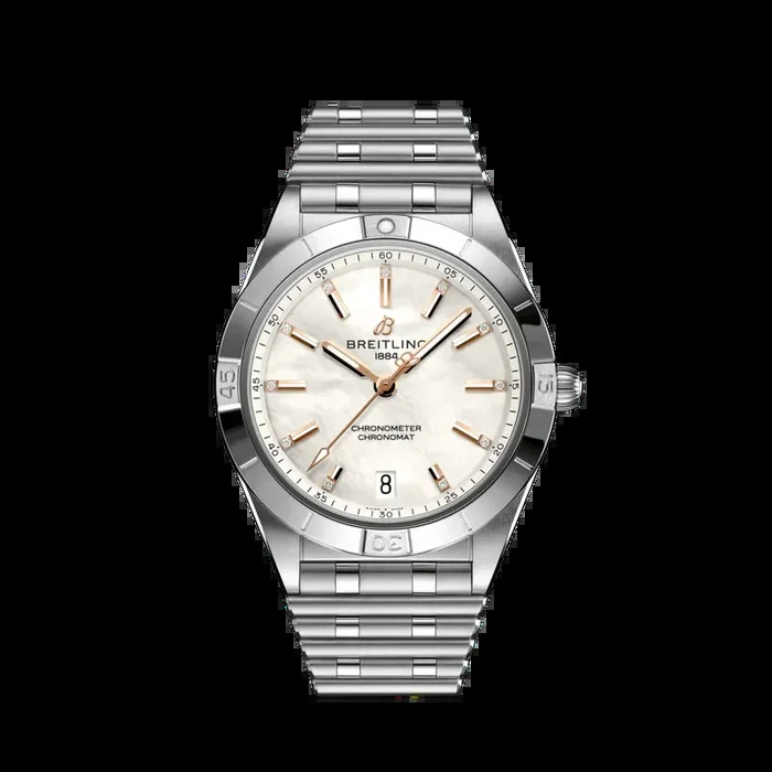 Breitling Chronomat 36MM in Stainless Steel with Mother of Pearl Dial
