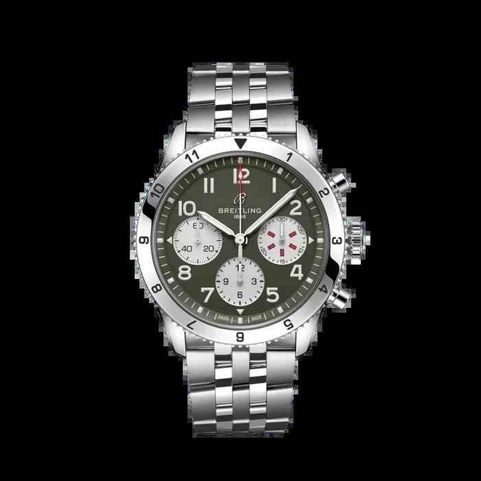 Breitling Classic Avi Chronograph 42MM Curtiss Warhawk