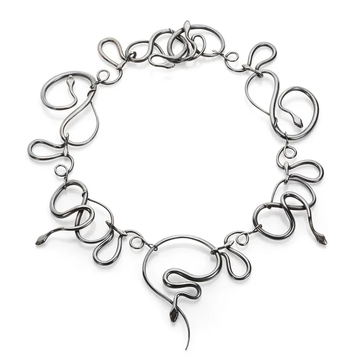 Bronze Snake Necklace