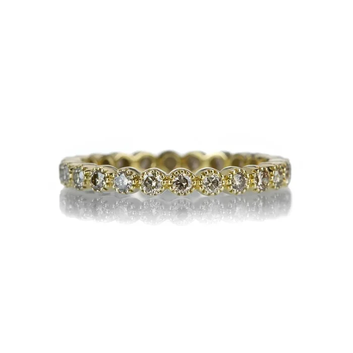 Brown Diamond Bezel Band