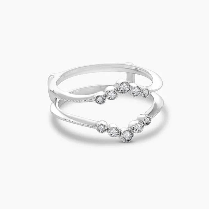 Bubble Diamond 1/10ctw Ring Guard