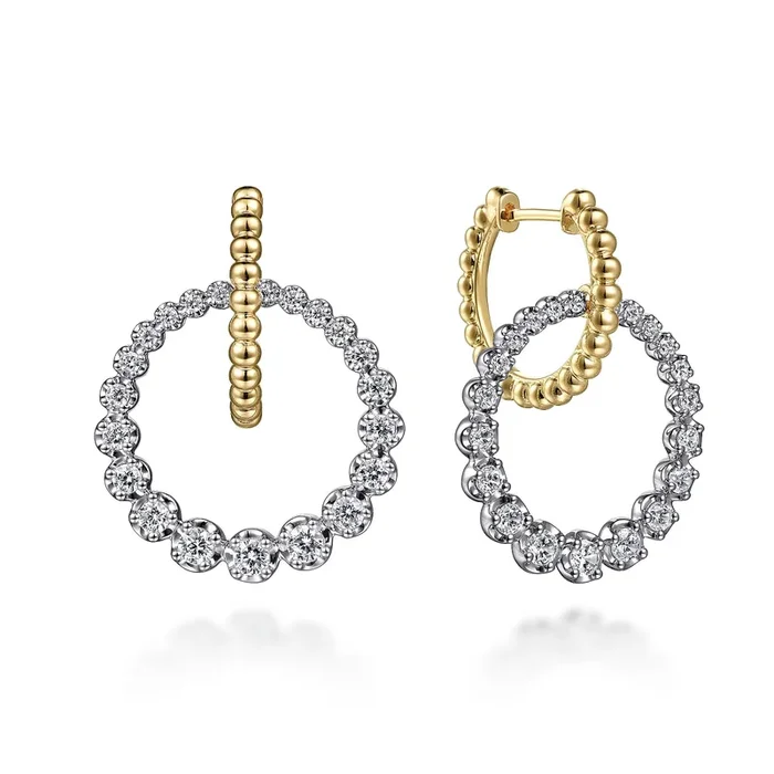 Bujukan Diamond Circle Earrings