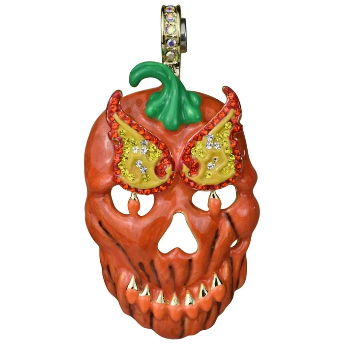 Burning Man Pumpkin Magnetic Enhancer (Goldtone)