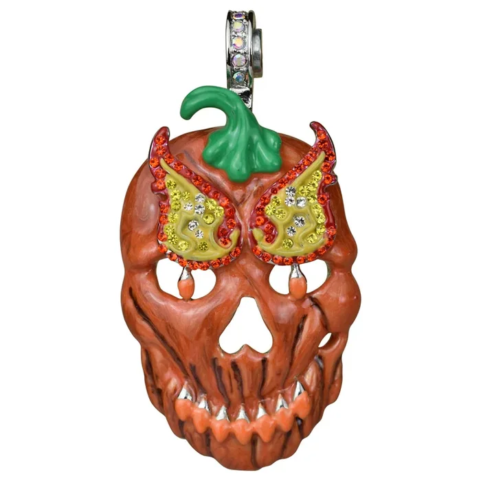 Burning Man Pumpkin Magnetic Enhancer (Silvertone)