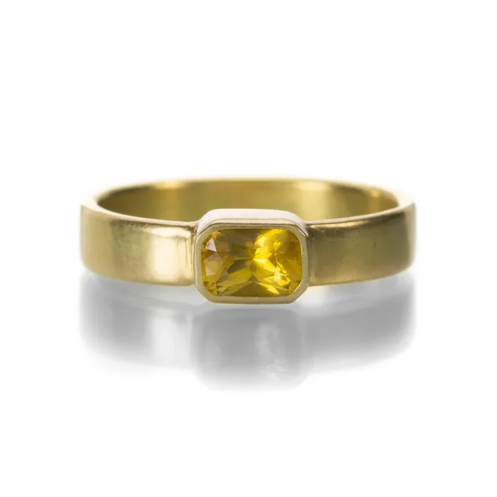 Canary Yellow Sapphire Ring