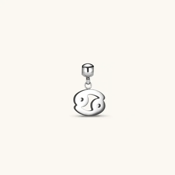 Cancer Classic Charm Silver