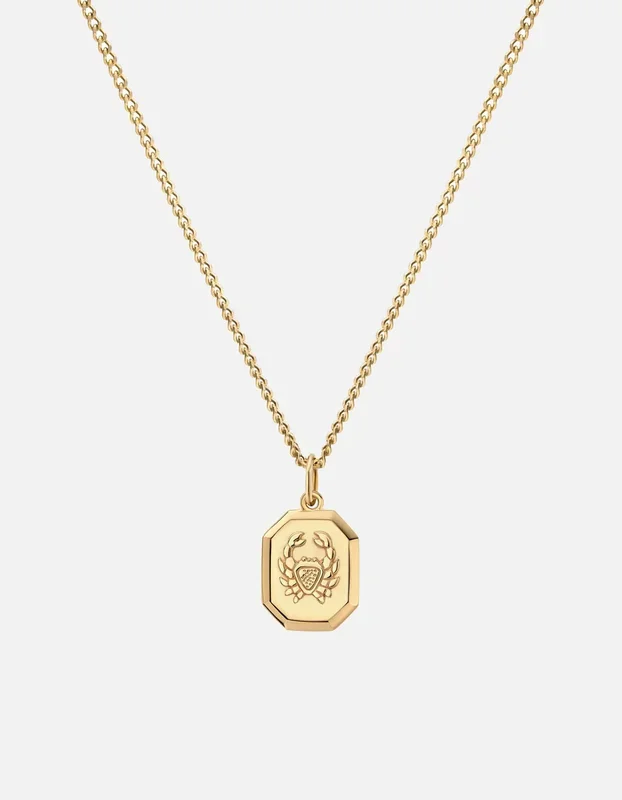Cancer Nyle Necklace, Gold Vermeil