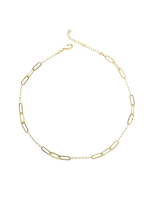 Candace Paperclip Necklace