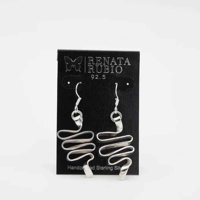 Candy Swirl Sterling Silver Earrings