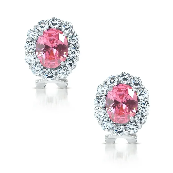 Cannes Bardot Malibu Pink Earrings