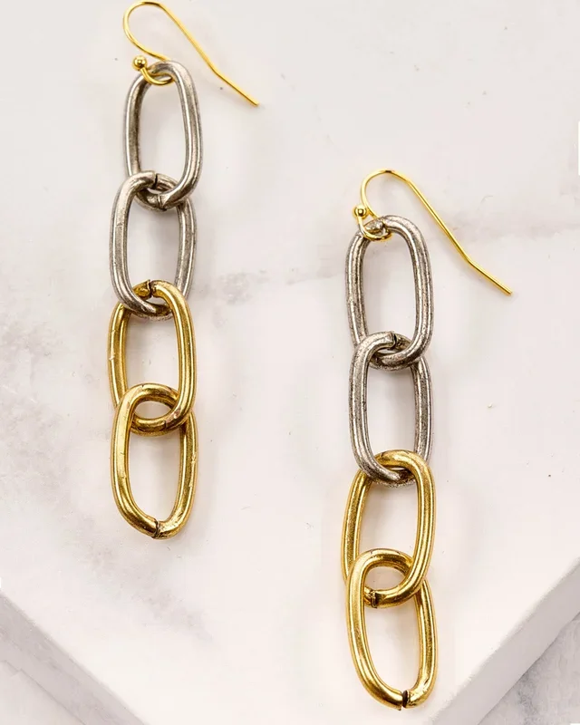 Carnic Duo Toned Earring