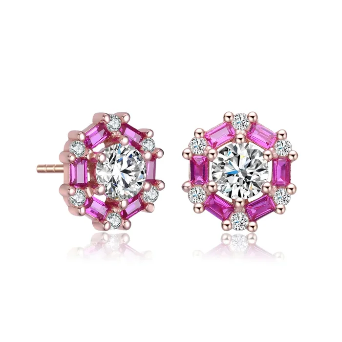 Caroline Boho Couture Lilac Earrings