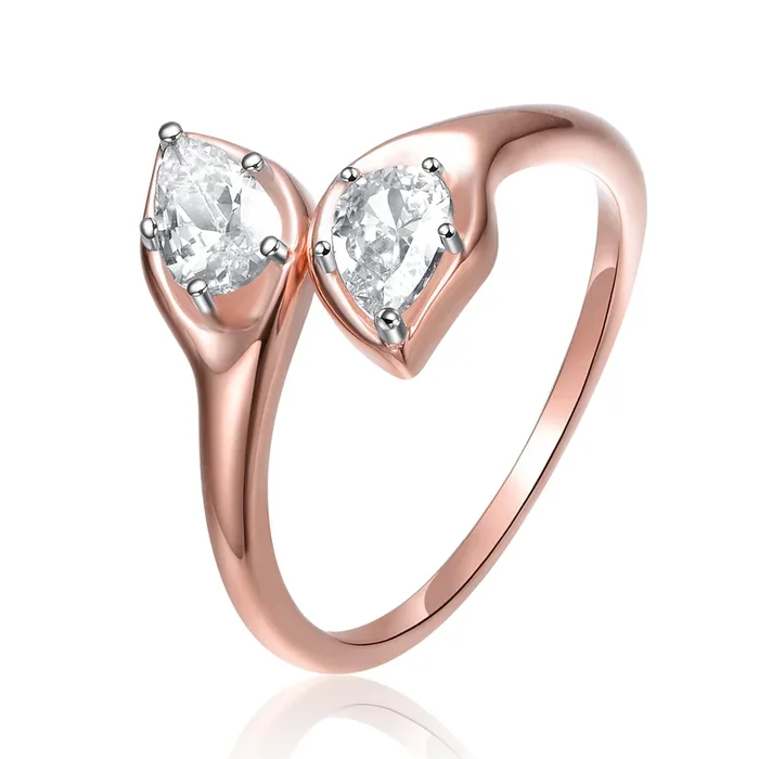 Caroline Double Leaf Soulmate Ring