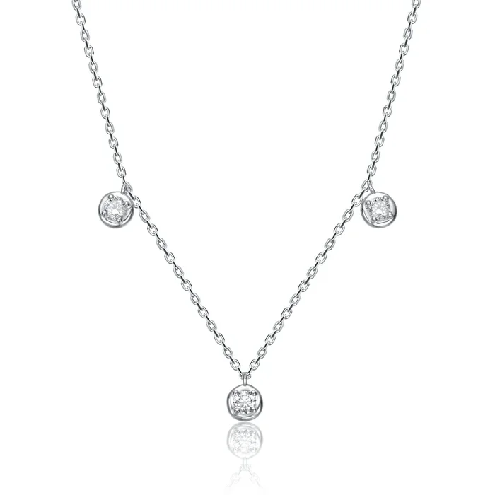 Caroline Moissanite Raindrop Necklace