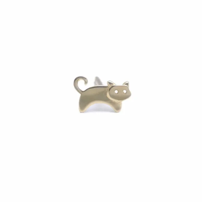 Cat Stud Earrings