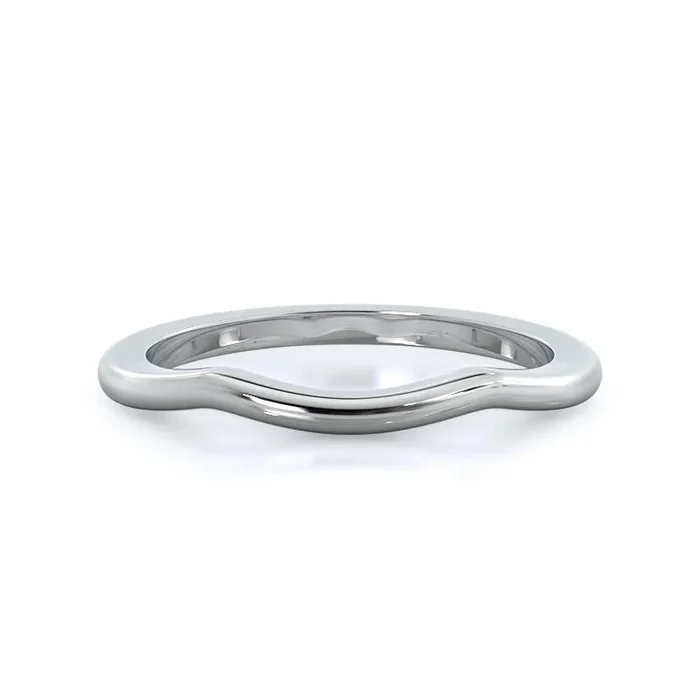 Cathedral Twist Wedding Band