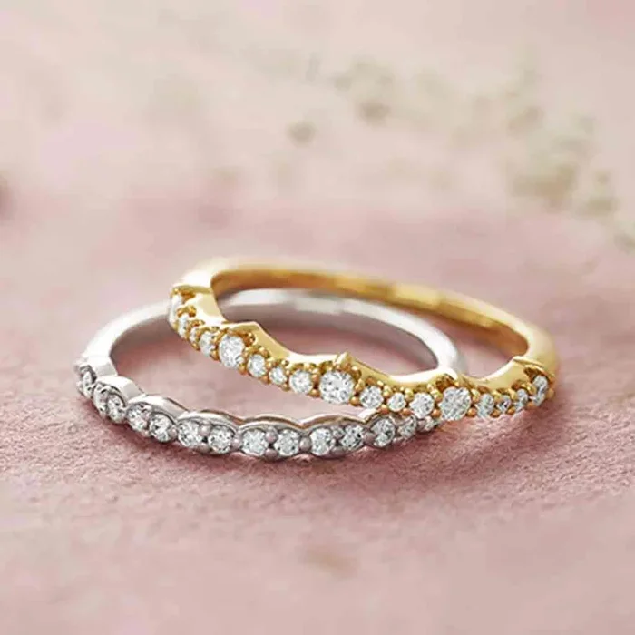 Cavetto Diamond Band