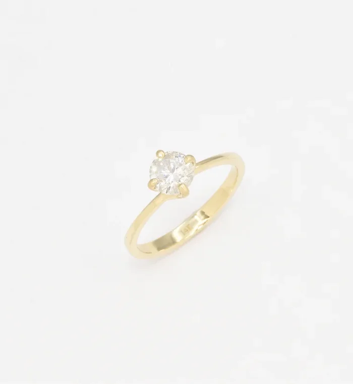 CERTIFIED 1 Carat Diamond Ring – Solid 14k Gold Ring – Real Diamond Engagement Ring