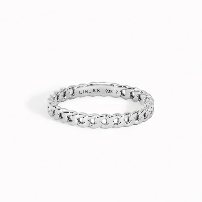 Chain Ring Silver – Tonje