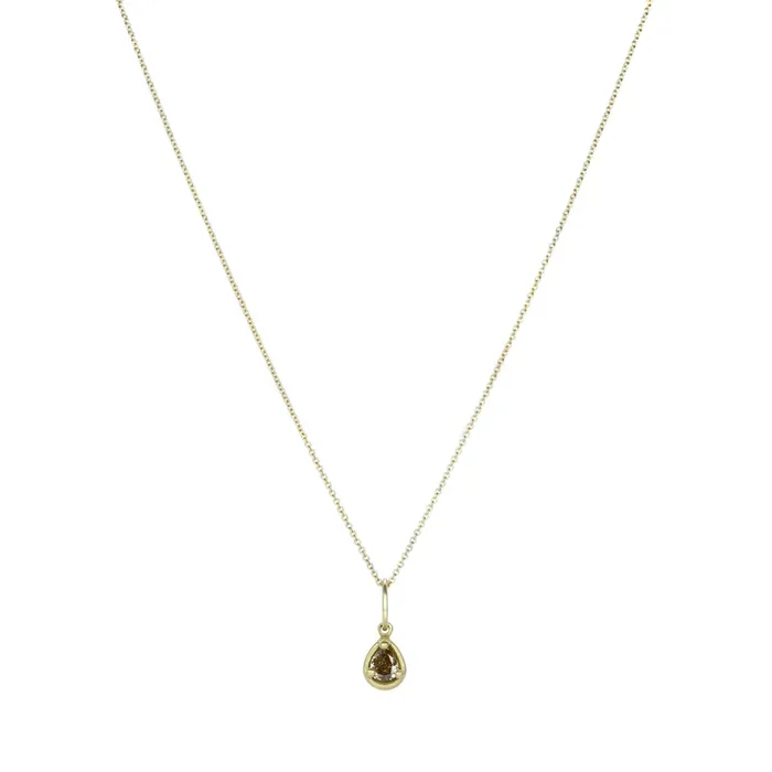 Champagne Diamond City Pendant Necklace