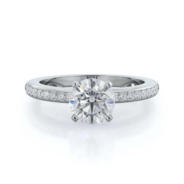 Channel Set Diamond Engagement Ring – Home Preview