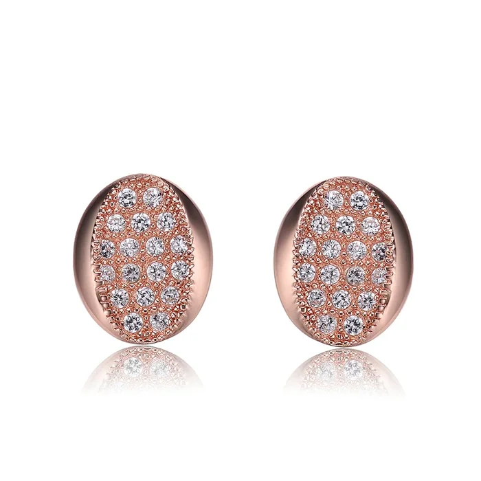 Charlène Dainty Oval Shape Earrings