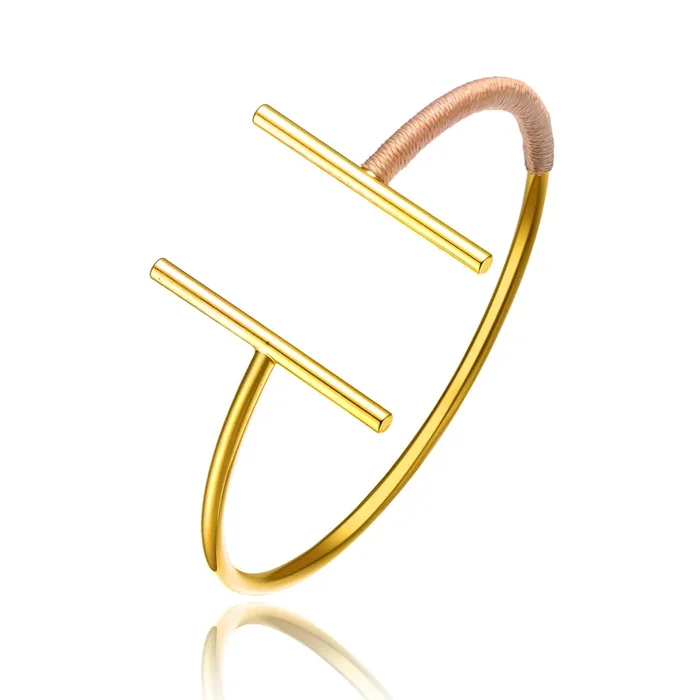 Charlotte Gold Plated Bangle Bracelet Teens
