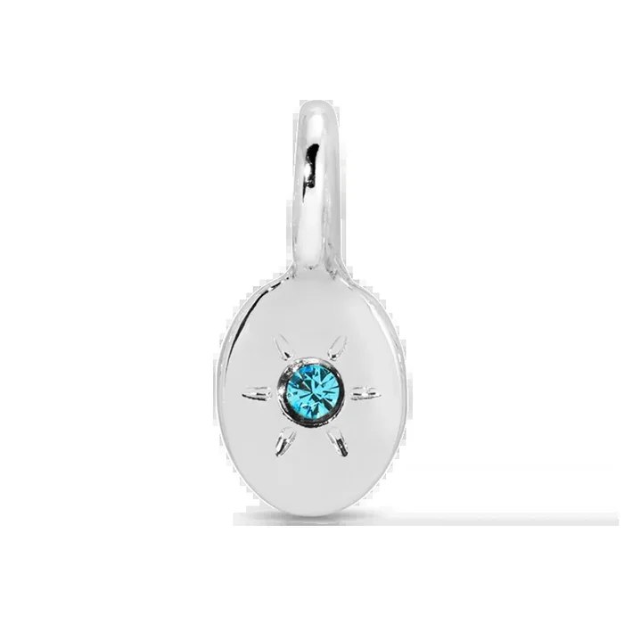 Charm Garden – Silver – Birthstone – MARCH