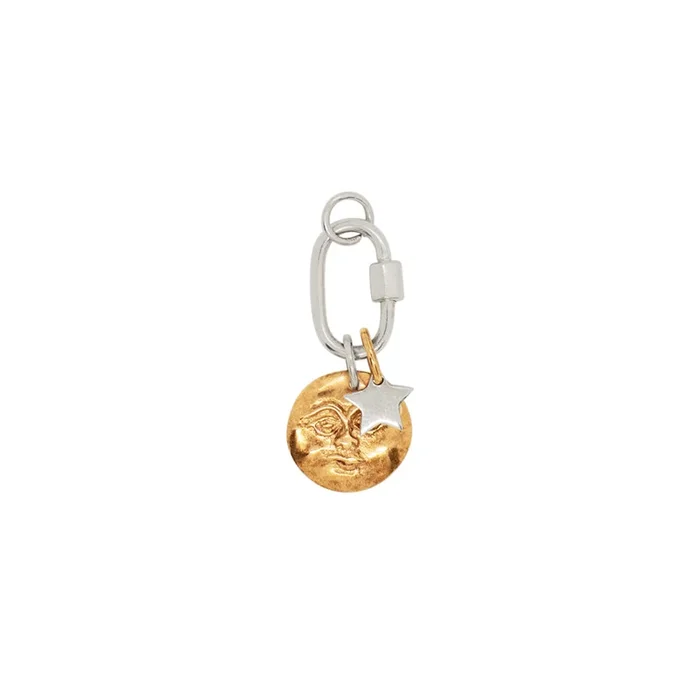 Charmed Carabiner Pendant Set – Moon & Star