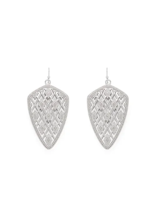 Chelsea Drop Earrings Silver