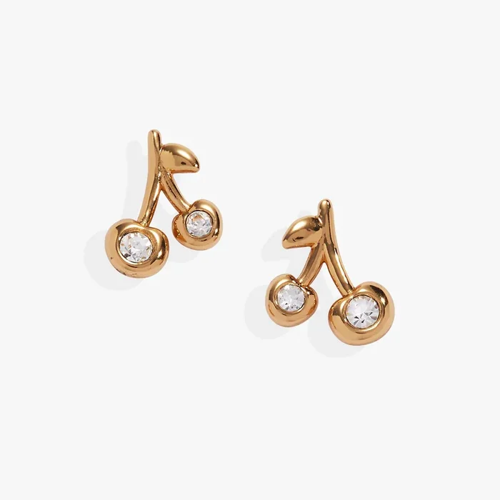 Cherry Fruit Stud Earrings