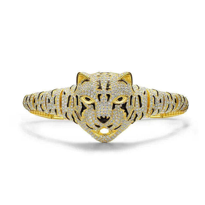 Chloe Leopard Bangle Bracelet
