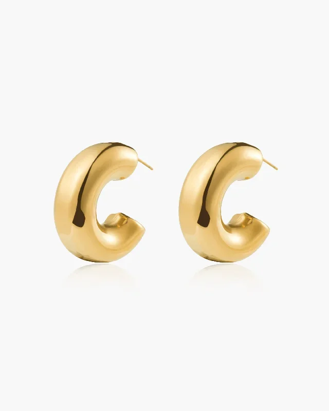Chunky Hoop Earrings