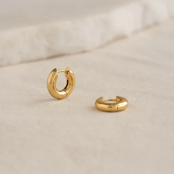 Chunky Huggie Hoop Earrings – Tove