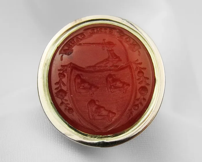 Circa 1790 Carnelian Intaglio Ring