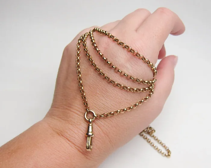 Circa 1890 9KT Gold Chain