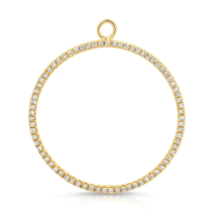 Circle Ear Jacket | Pavé