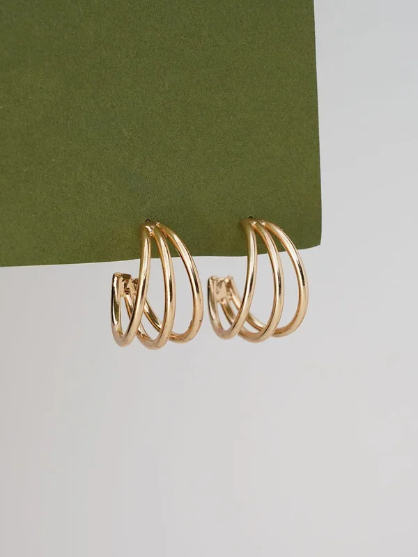 Circular 2 Hoop Singles Earring