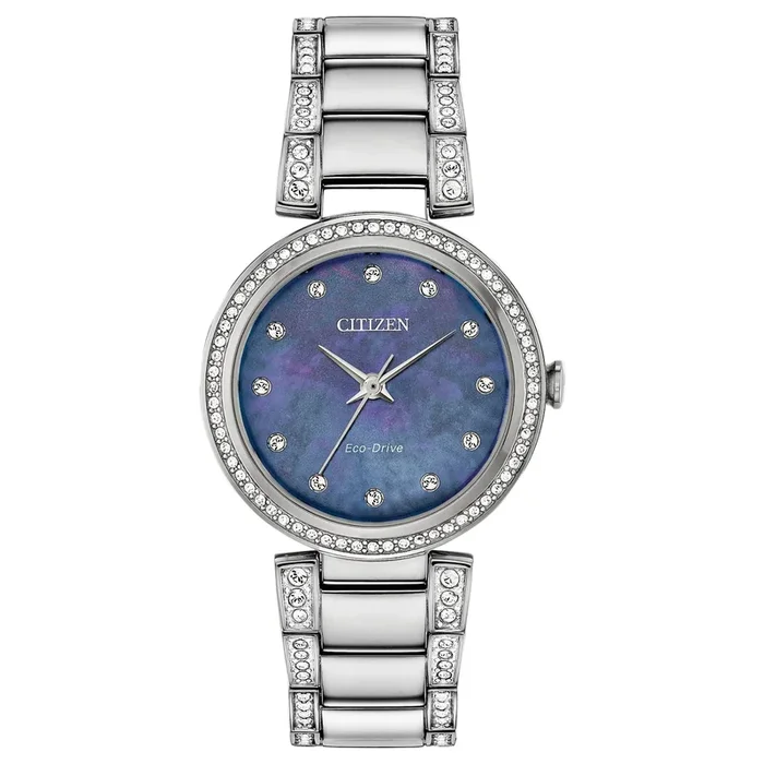 Citizen® Women’s Silhouette Crystal Mother of Pearl Watch