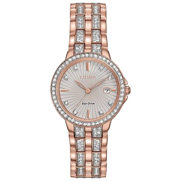 Citizen® Women’s Silhouette Crystal Sunray Watch