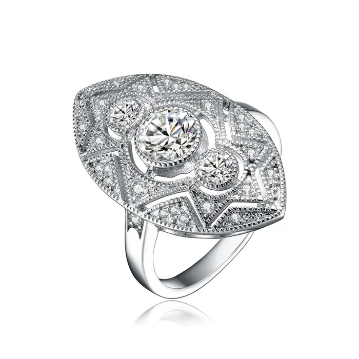 Claire Cocktail Filigree Ring