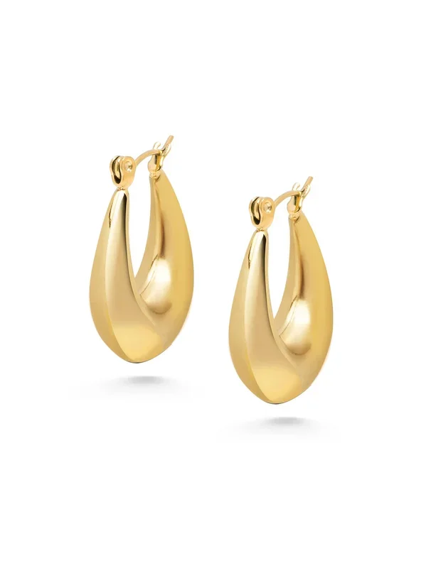 Clasp Hoop Earrings