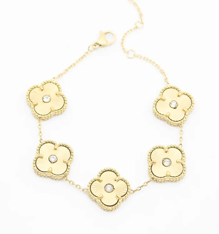 Classic Clover Bracelet – Textured