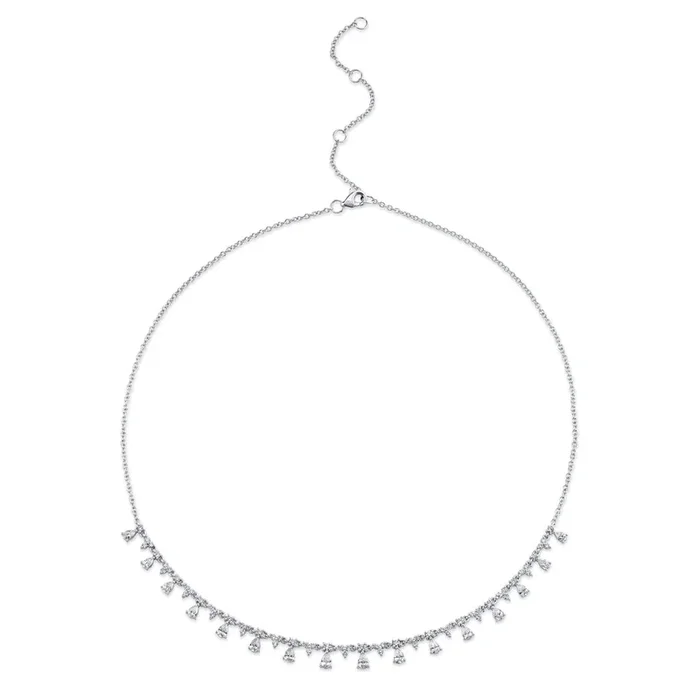 Classic Dainty Diamond Necklace