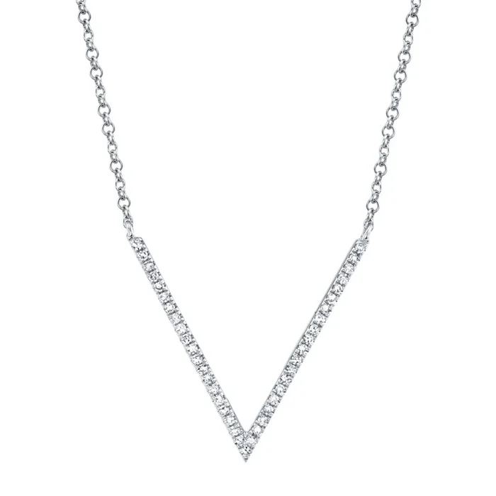 Classic Diamond Bar Necklace