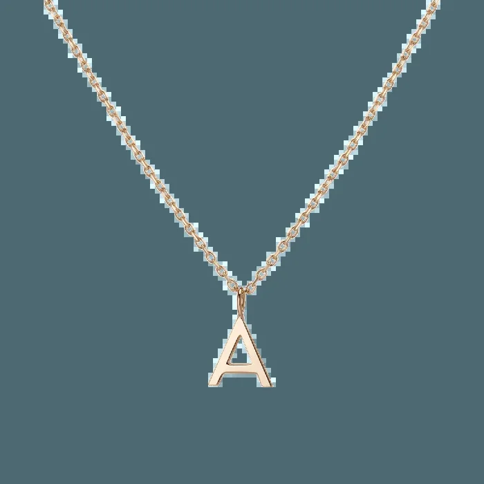 Classic Gold Letter Necklace