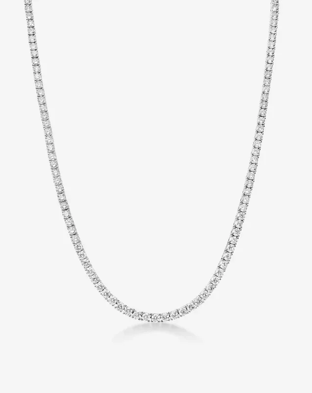 Classic Lab Diamond Tennis Necklace
