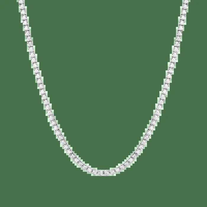 Classic Lab Grown Diamond Tennis Necklace