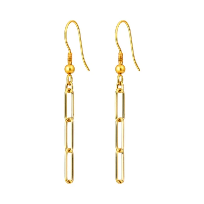 Classic Paperclip Earrings | 3 Link