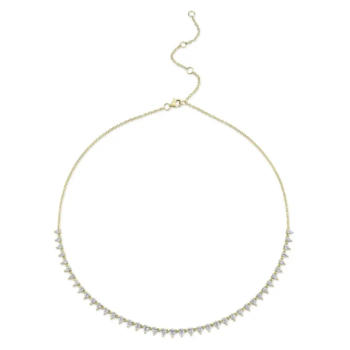 Classic Pear Diamond Necklace